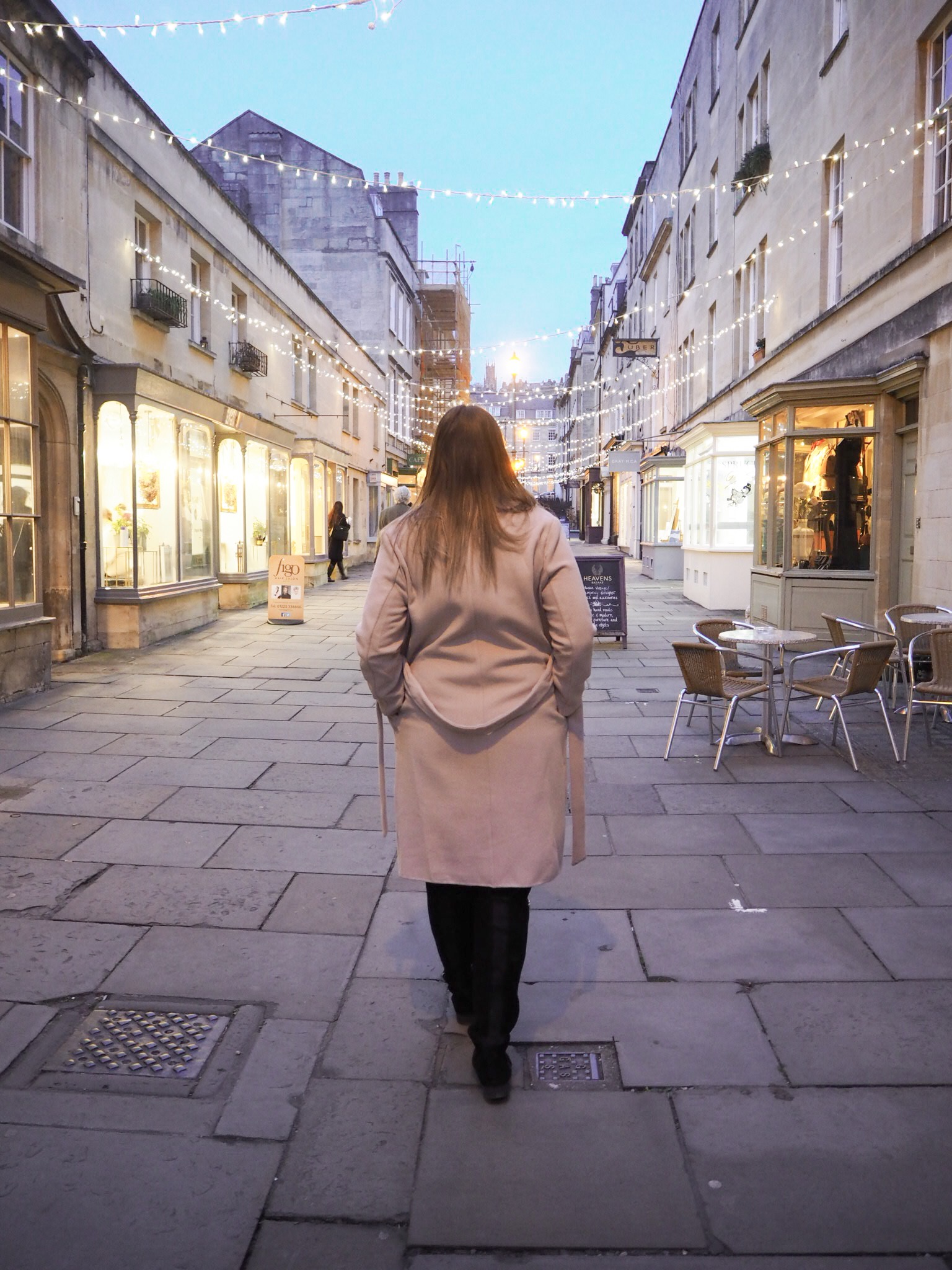 Bath, UK in the evening