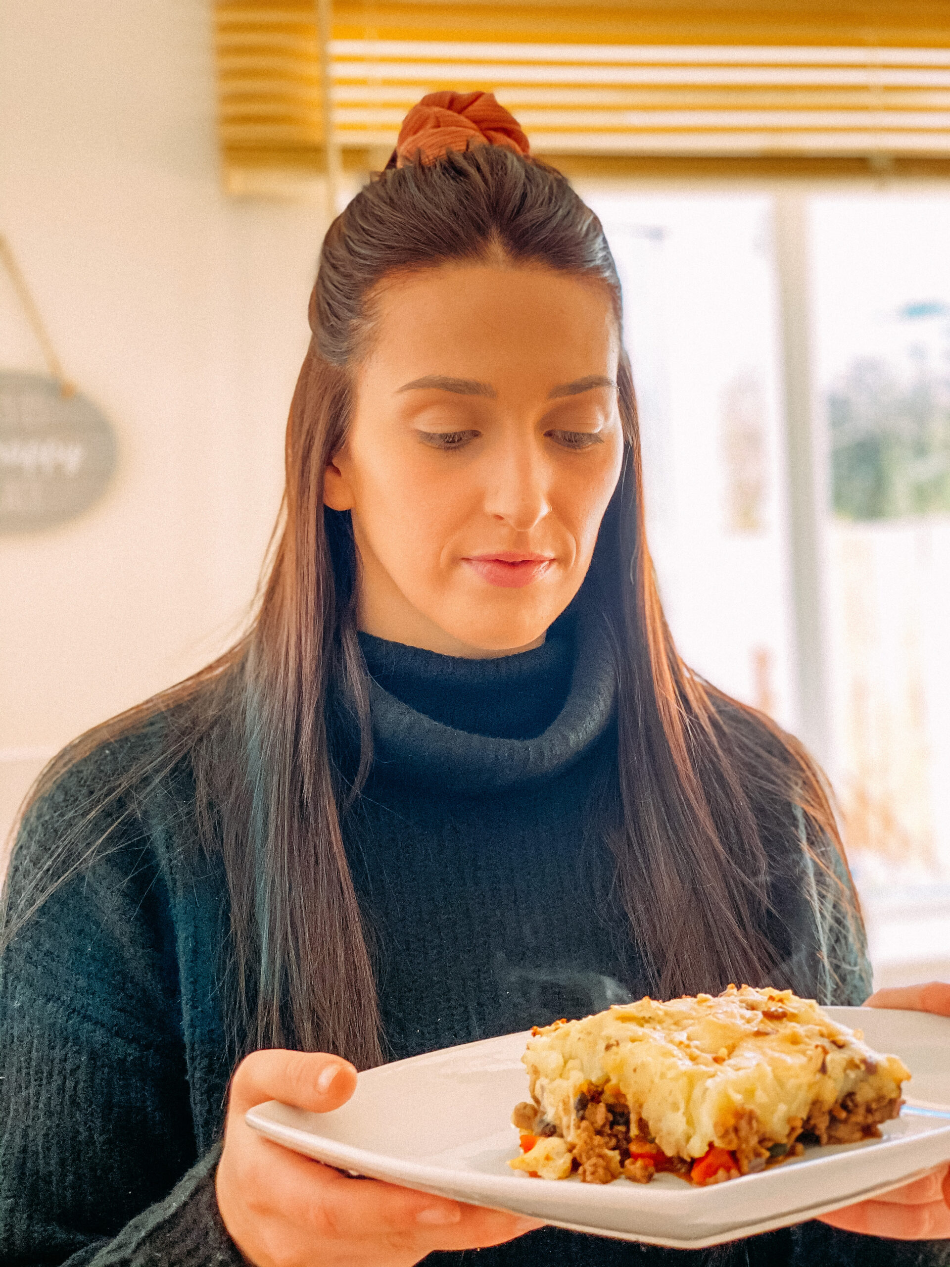 Blogger with Schwartz Shepherd's Pie